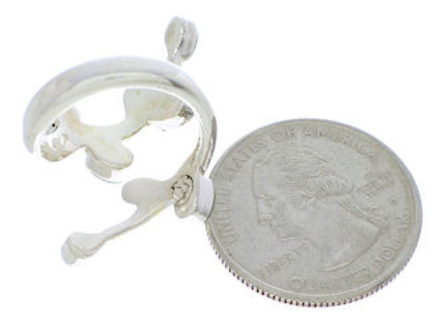 Turquoise Southwestern Sterling Silver Jewelry Ring Size 7-3/4 EX22828